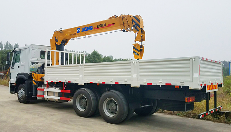 XCMG Official Trailer Crane 10 Ton Trailer Mounted Crane SQ10SK3Q Good Price for Sale